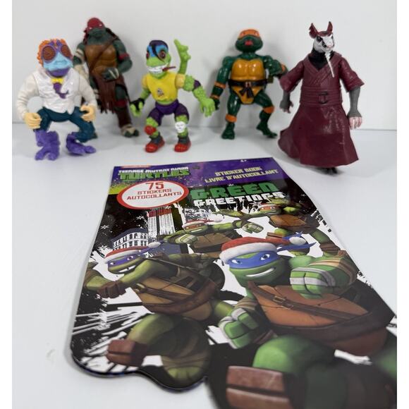 TMNT Teenage Mutant Ninja Turtle Action Figures Mixed Lot Splinter Baxter Mondo - Picture 1 of 12